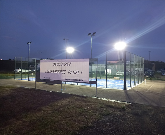 Terrain Access Padel Malauzat de nuit